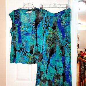 Blouse with Matching Skirt